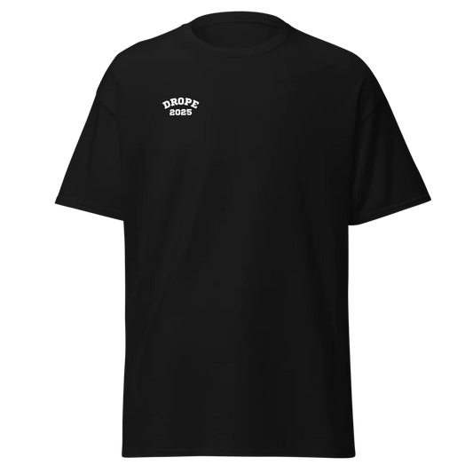 Unisex Drope designs | Only logo on the front! (Drope 2025) Black T-shirt GILDAN